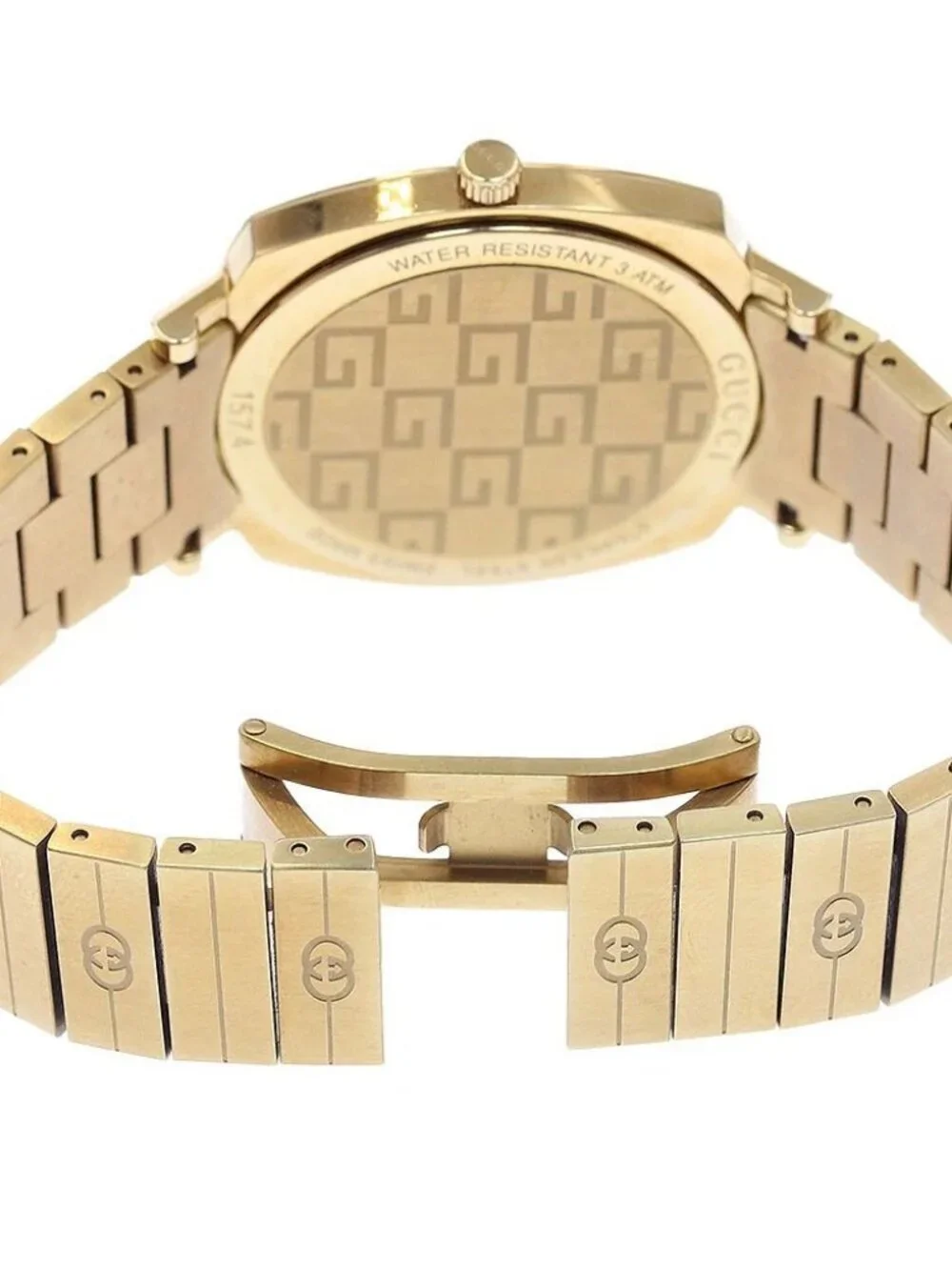 GUCCI Grip watch 157.4/YA157403 Date white Dial Quartz Boy's Watch